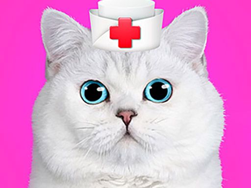 Cat Pet Doctor Dentist - browser game screenshot