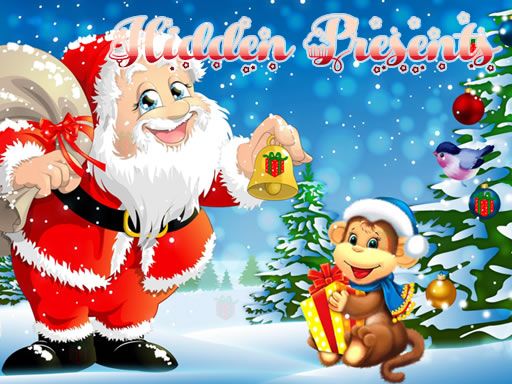 Santa Hidden Presents - browser game screenshot