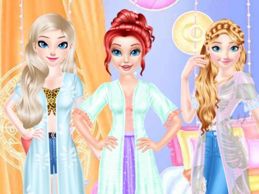 Design Fashion Bohemian Cardigan - browser game screenshot