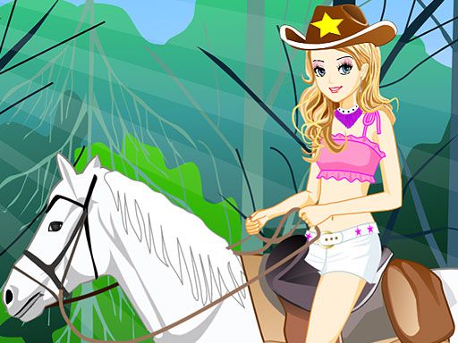 Horse Rider Girl - browser game screenshot