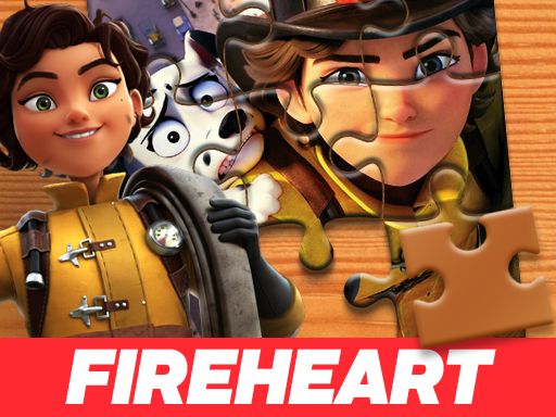 FirehearT Jigsaw Puzzle - browser game screenshot