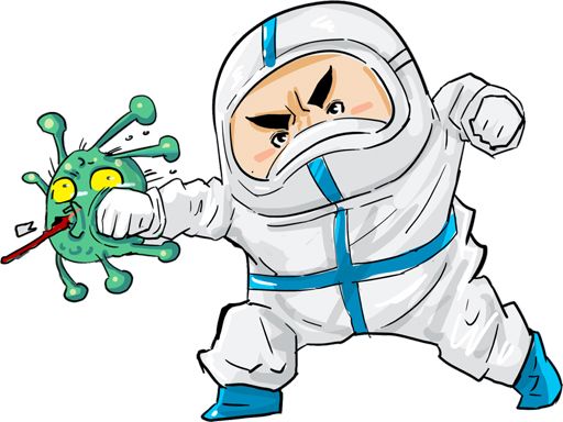 Against Coronavirus Slide - browser game screenshot