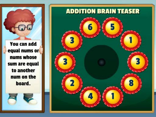 Addition Brain Teaser - browser game screenshot