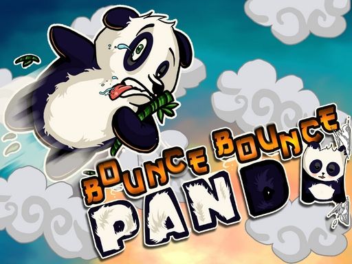 Bounce bounce Panda - browser game screenshot
