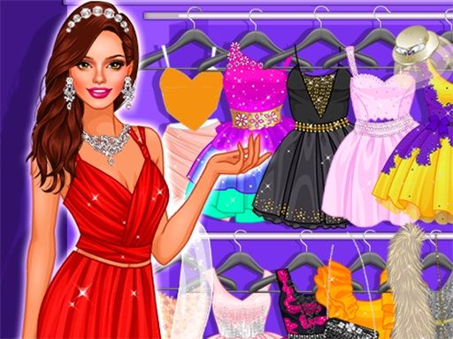 Cendrillon dress up game - browser game screenshot