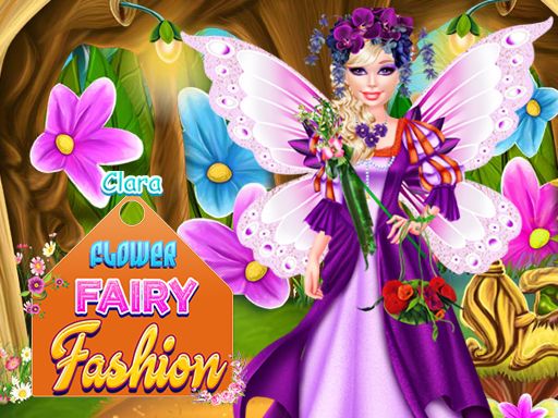 Clara Flower Fairy Fashion - browser game screenshot