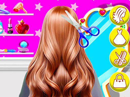 Baby Bella Braid Hair Salon - browser game screenshot