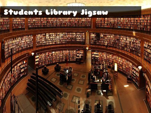 Students Library Jigsaw - browser game screenshot