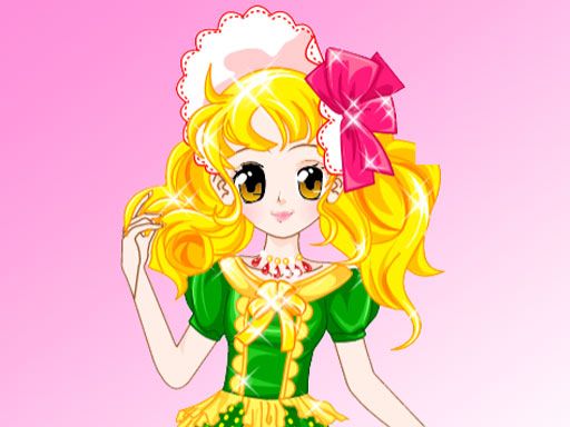 Anime Girl Dressup - browser game screenshot