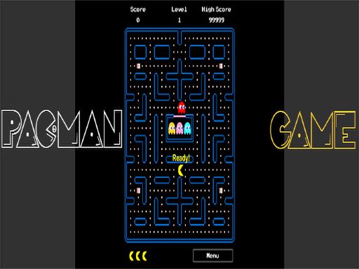 PacMan2D - browser game screenshot