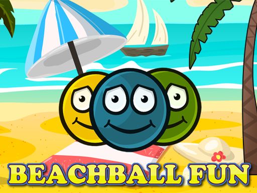 Beachball Fun - browser game screenshot