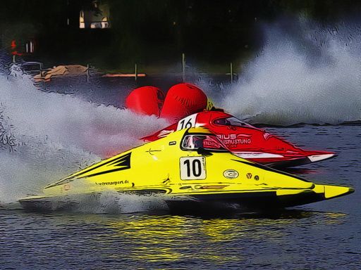 Motor Racing Boat Motor Racing Boat - browser game screenshot