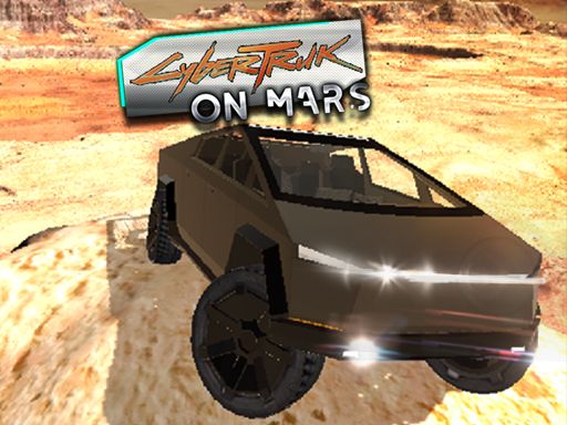 CyberTruck on Mars - browser game screenshot