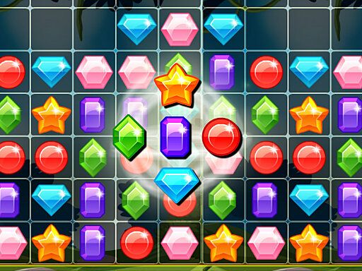 Gems Tetriz Match 3 - browser game screenshot