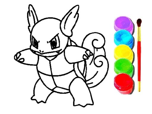 Pokemon Coloring Book Pokemon Coloring Book - browser game screenshot