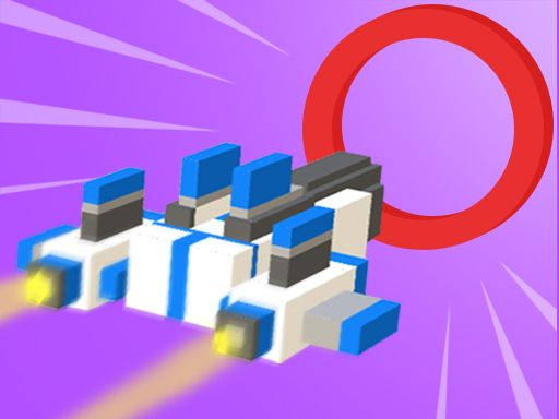 Hovercraft Flying 3D - browser game screenshot
