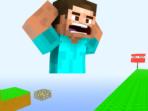 Minecraft - Gold Steve  - browser game screenshot