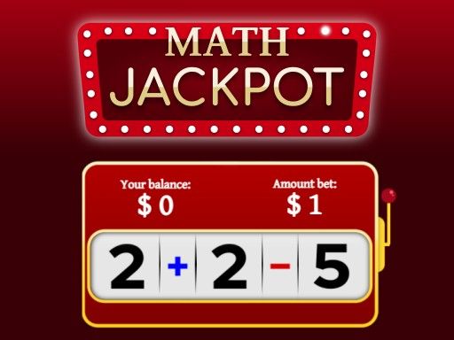 Math Jackpot Math Jackpot - browser game screenshot