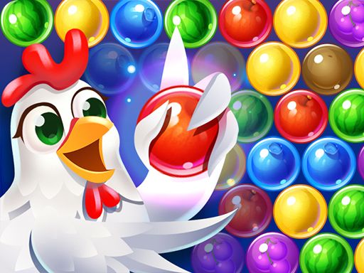 BUBBLE SHOOTER FARM - browser game screenshot