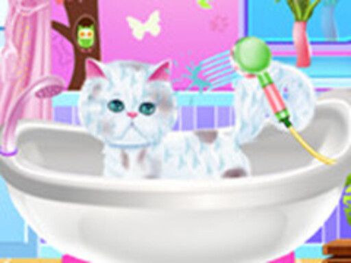 Pet Groomer - browser game screenshot