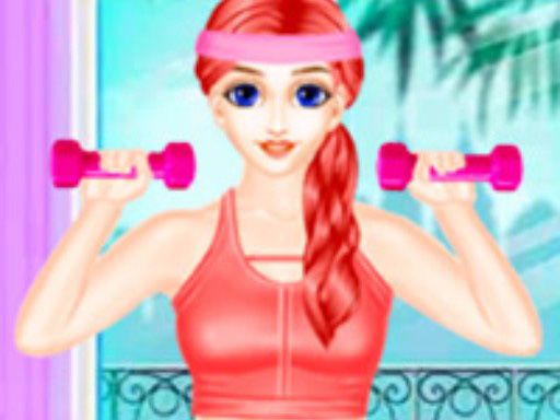 Fashion Girl Fitness Plan Game - browser game screenshot