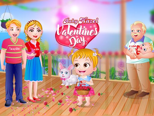 Baby Hazel Valentine's Day - browser game screenshot