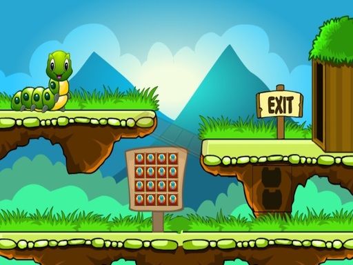 Caterpillar Escape - browser game screenshot