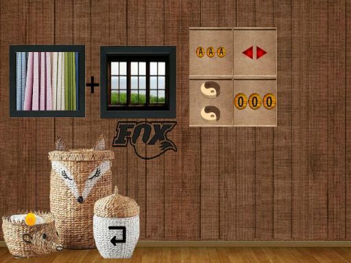 Wooden House Escape 4 - browser game screenshot