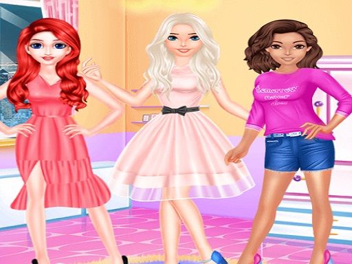 Girls Summer Dress up - browser game screenshot