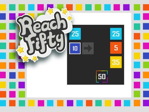 Reach Fifty - browser game screenshot