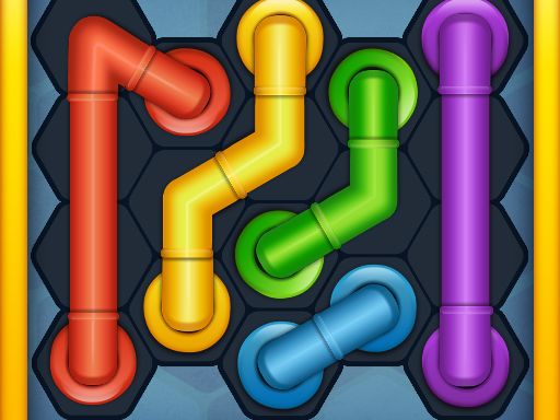 Pipe Lines : Hexa Pipe Lines : Hexa - browser game screenshot
