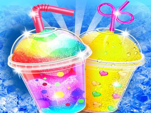 Rainbow Slushy Maker - browser game screenshot