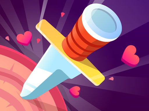 Knife Hit - browser game screenshot