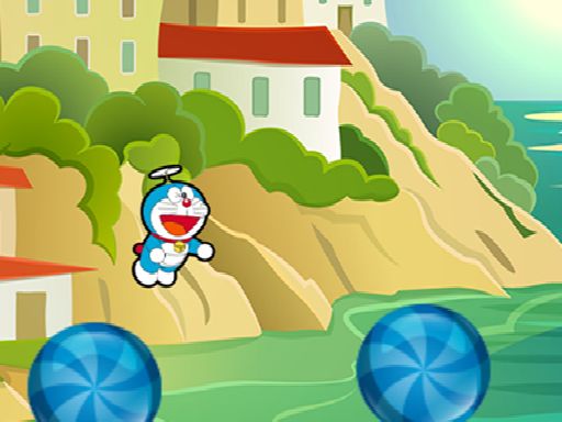 Flying Doremon - browser game screenshot