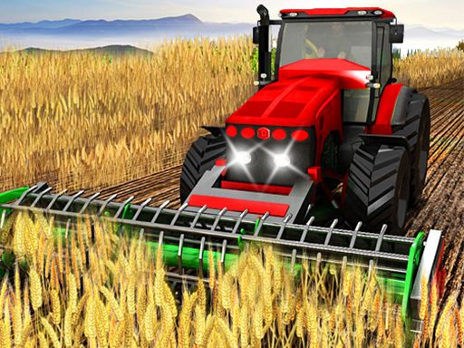 Tractor Farming Simulator - browser game screenshot