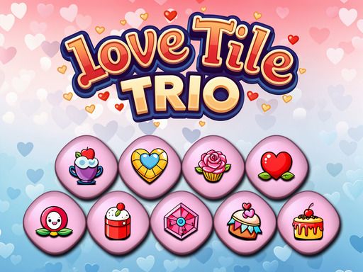Love Tile Trio - browser game screenshot