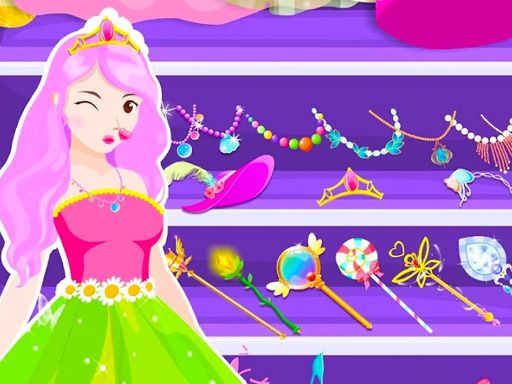 Little Panda Princess Dress Up - browser game screenshot