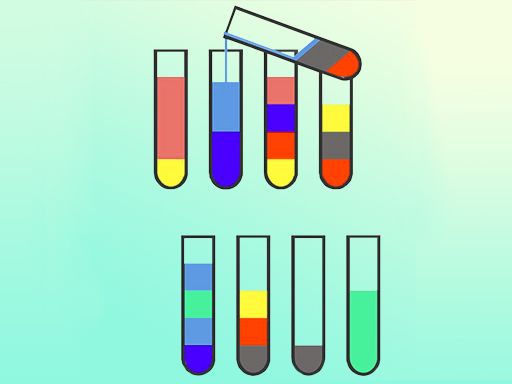 Water Sort Puzzle - browser game screenshot