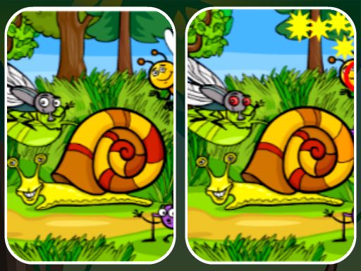 Insects Photo Differences - browser game screenshot