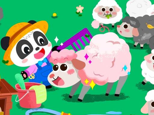 Baby Panda Animal Farm - browser game screenshot
