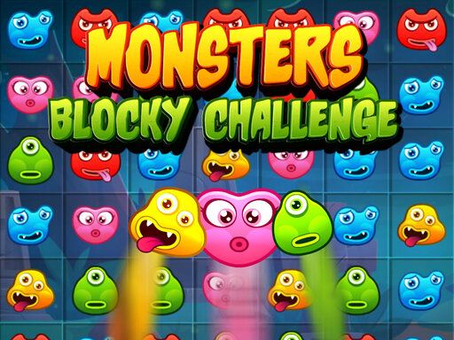 Monsters Blocky Challenge Monsters Blocky Challenge - browser game screenshot