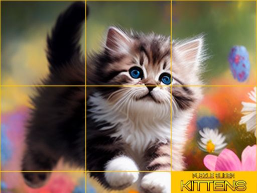 Puzzle Sliding Kittens Puzzle Sliding Kittens - browser game screenshot