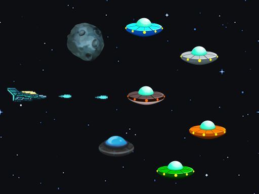UFO Space Shooter - browser game screenshot