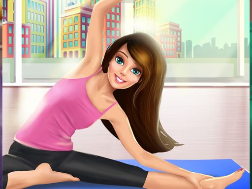 Fitness Gym Girls Dress Up - browser game screenshot