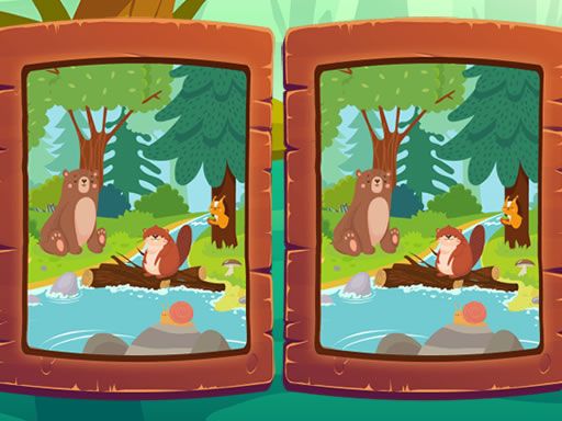 Spot the Difference - Animals - browser game screenshot