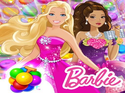 Barbie Princess Match 3 Puzzle - browser game screenshot