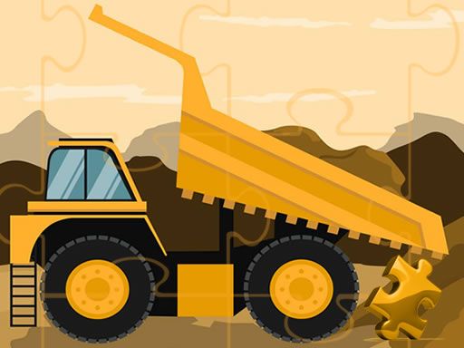 Dump Trucks Jigsaw Dump Trucks Jigsaw - browser game screenshot