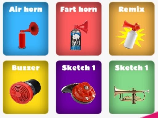 Air horn Sound Prank - browser game screenshot