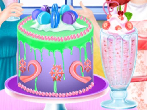 Yummy Cake Shop - browser game screenshot