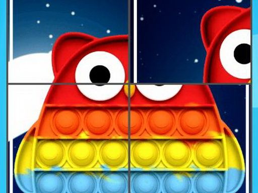 Owl Pop It Rotate - browser game screenshot